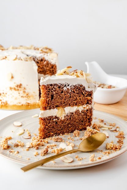 Porción Torta de Zanahoria y Almendras