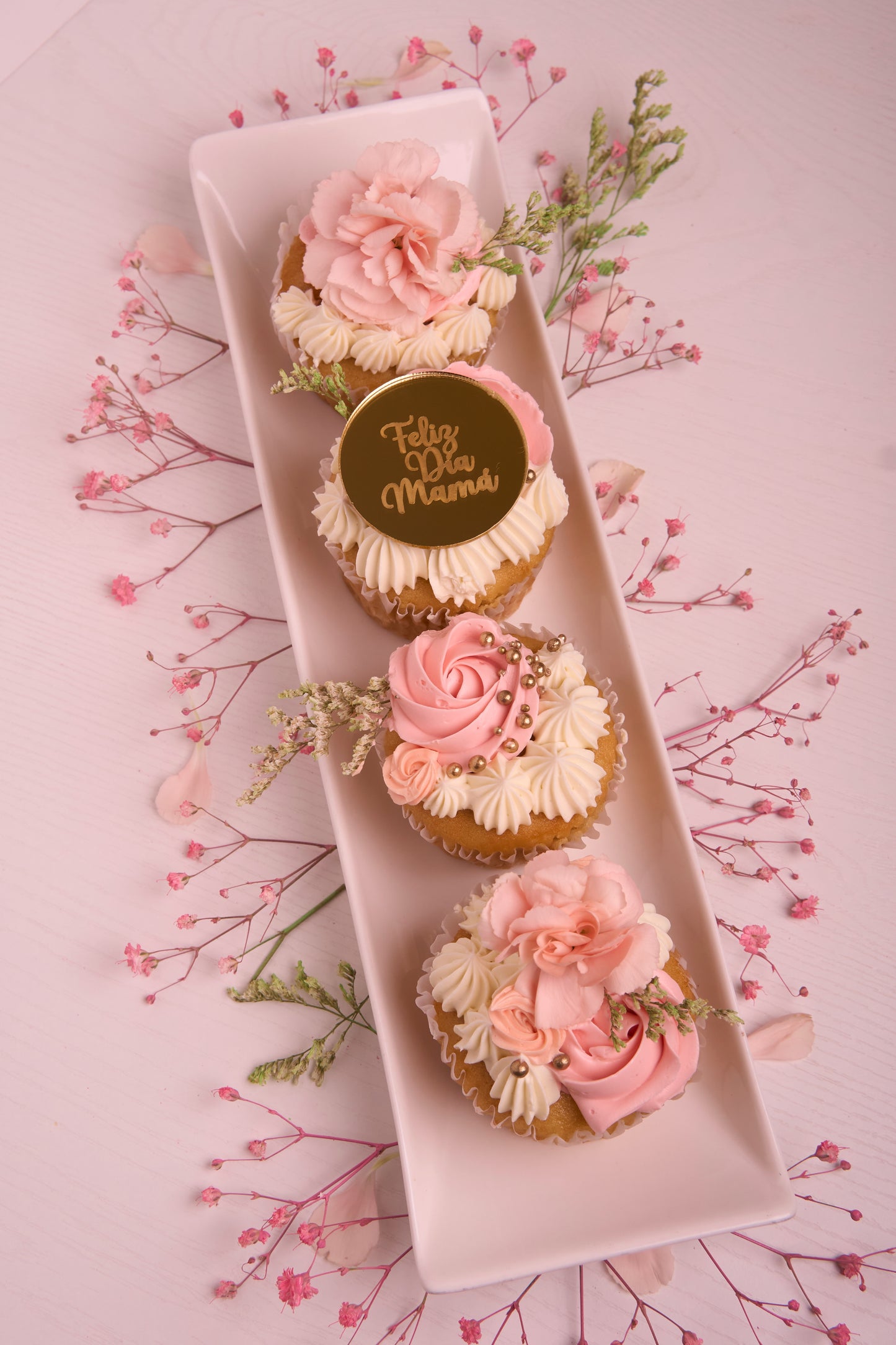 Cupcakes Flores