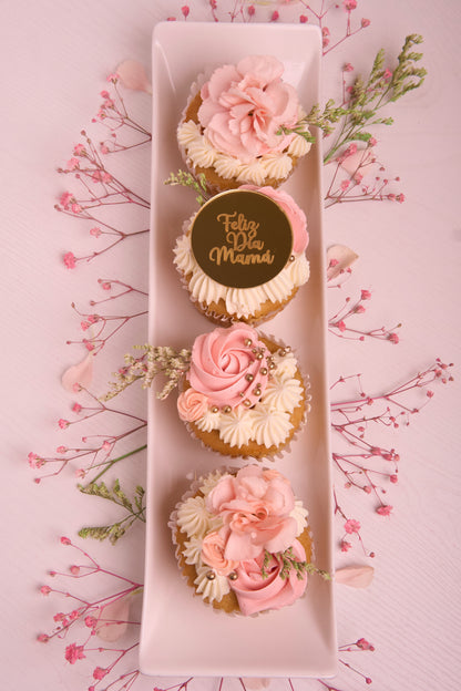 Cupcakes Flores